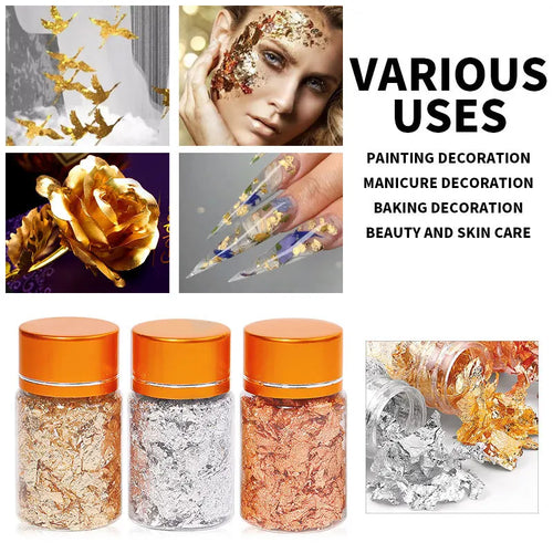 1Box Gold Leaf Flakes