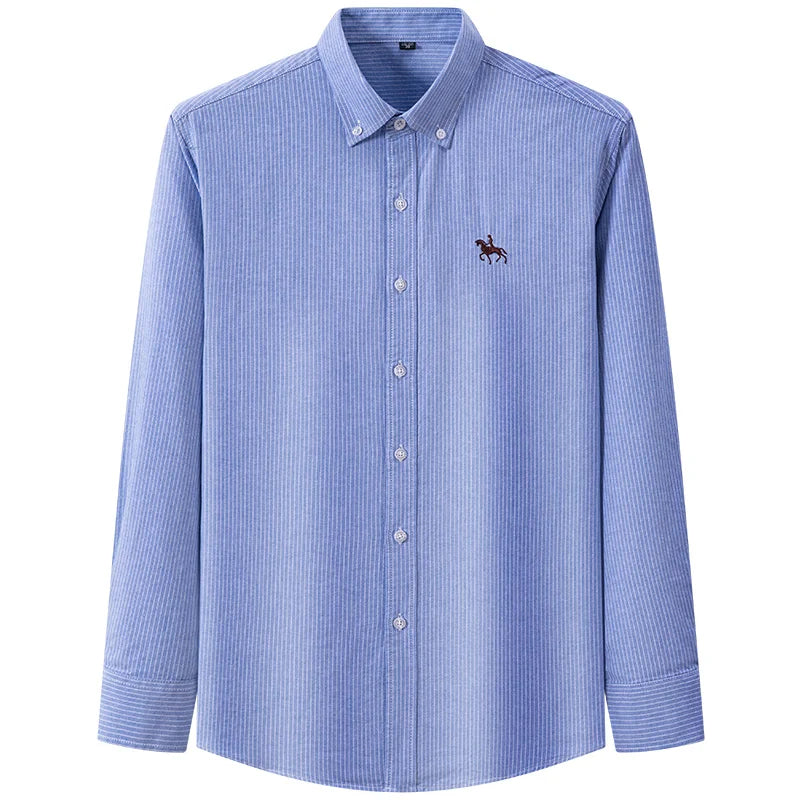 Oxford Embroidered Horse Shirt