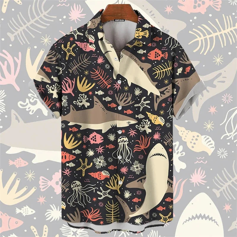 Marine Animal Print Top