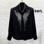 Butterfly Rhinestone Shirt