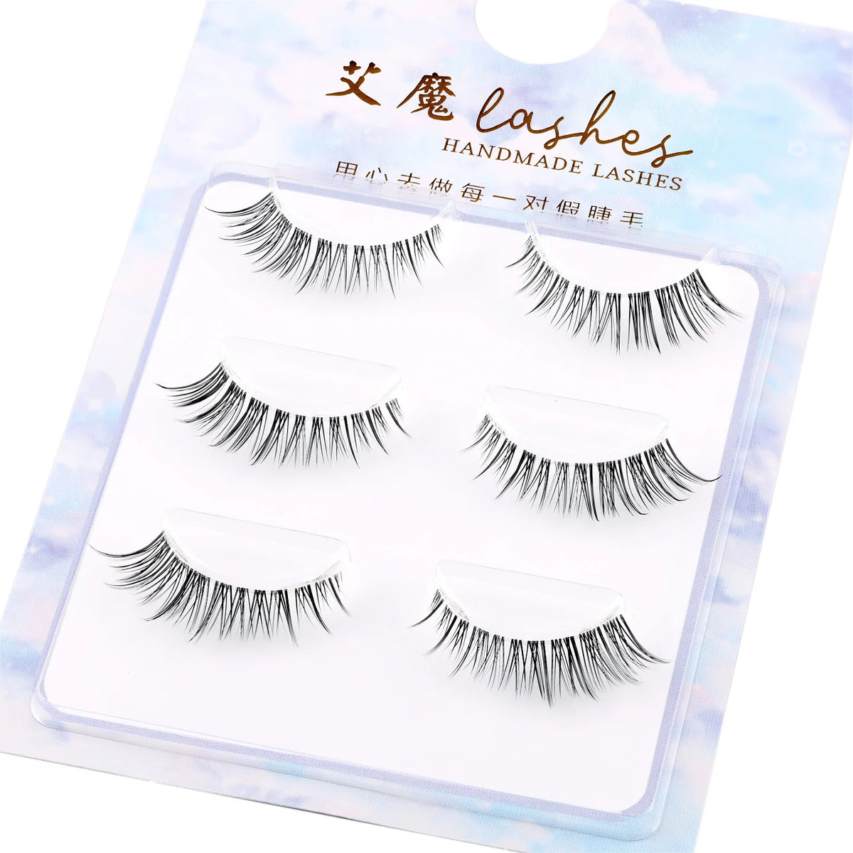 3Pairs Short Mink Lashes