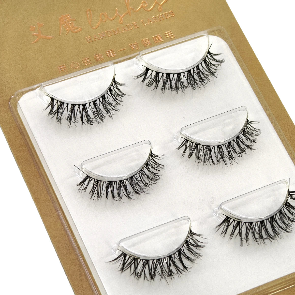 3Pairs Short Mink Lashes