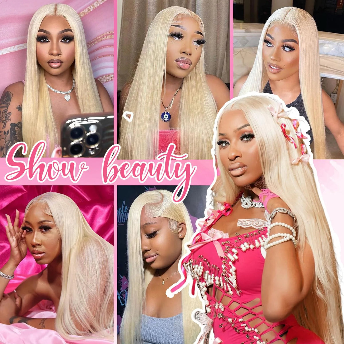 Blonde 613 Lace Frontal Wig