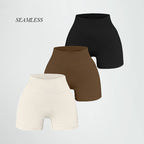 Ribbed Knitted Shorts