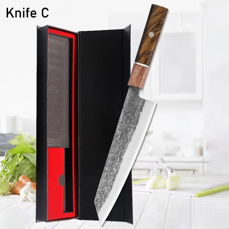 Hand Forged Santoku Knife