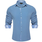 Long Sleeve Turn Down Collar Shirt