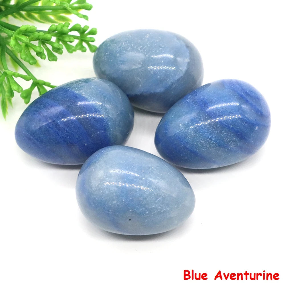 22x30mm Egg Crafts Natural Stone Healing Crystal