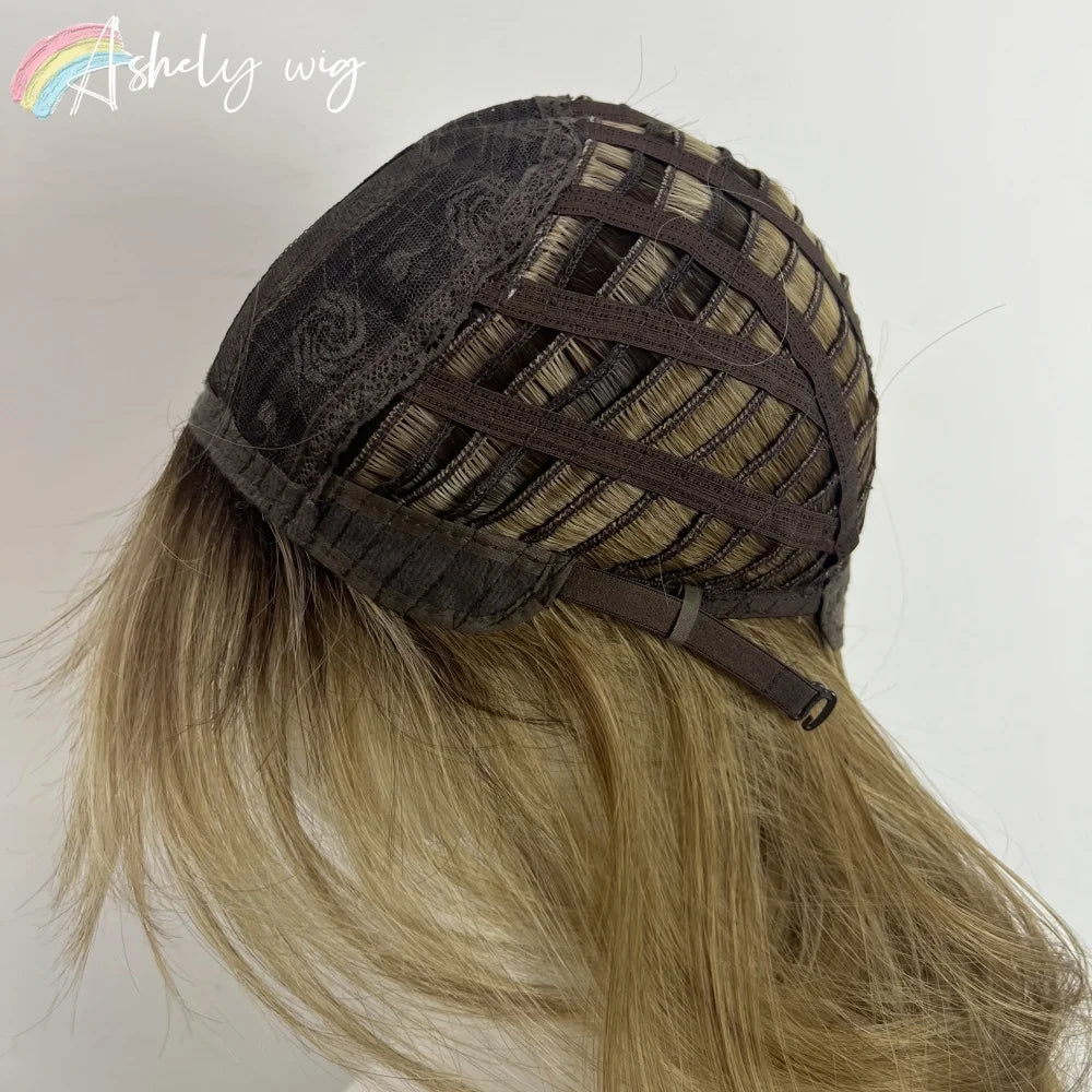 Chocolate Brown Wig with Bangs