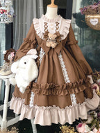 Kawaii Bow Bear Lace Dress