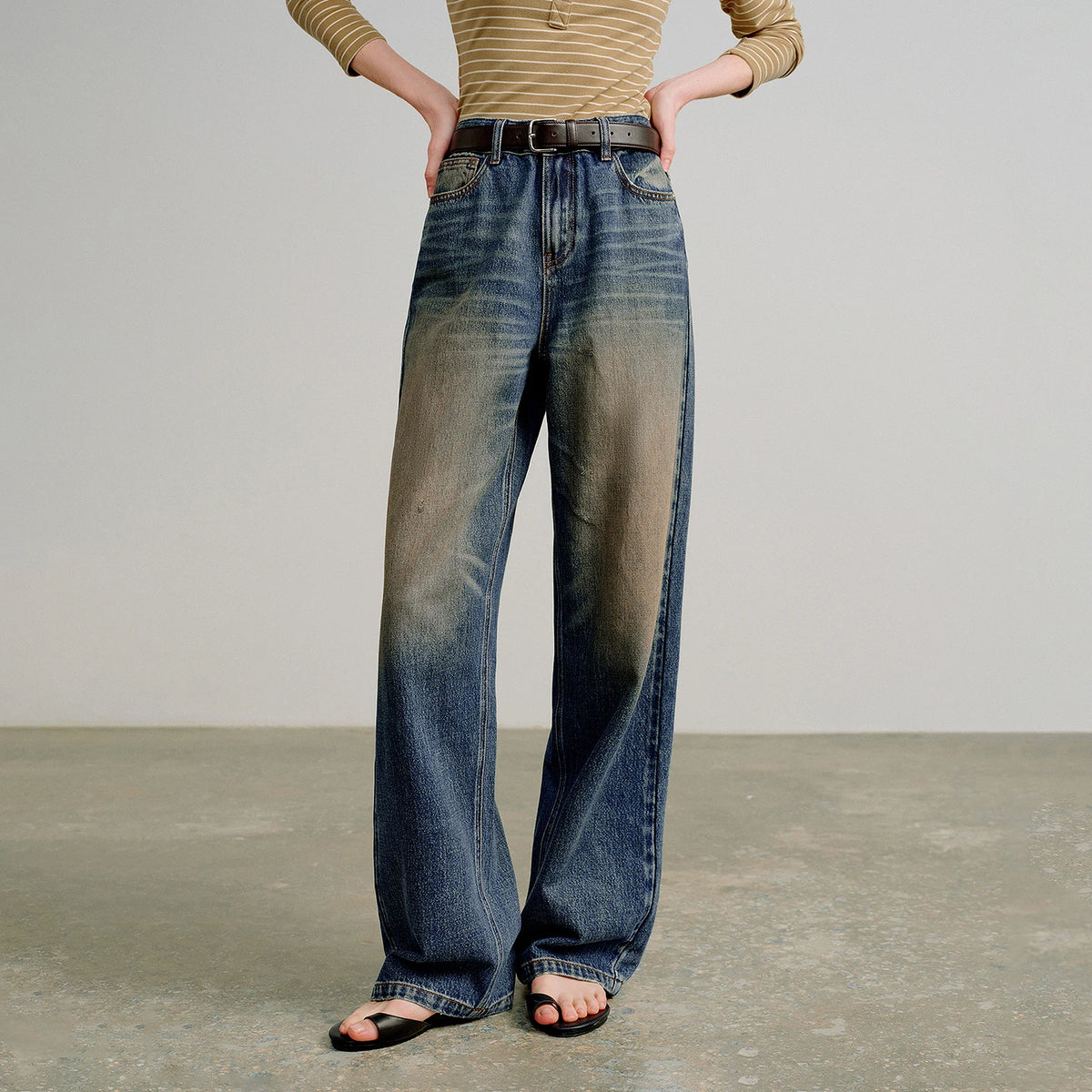 Denim Dyed Jeans