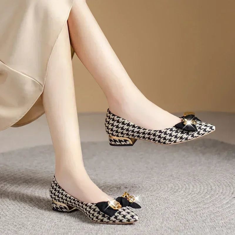Rivet Pointed Toe Shoes