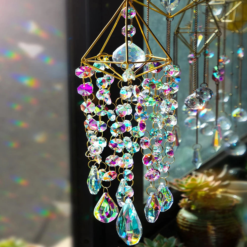 Light Fantasy Crystal Suncatcher