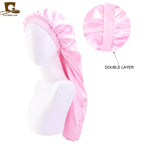 Long Satin Bonnet
