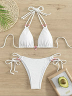 Pearl Strap Push Up Micro Bikini