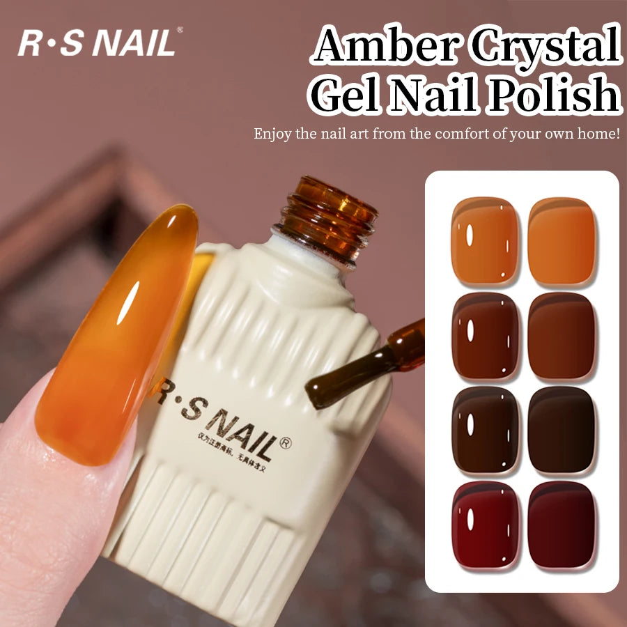 RSNAIL 10g Jelly Amber Gel Nail Polish