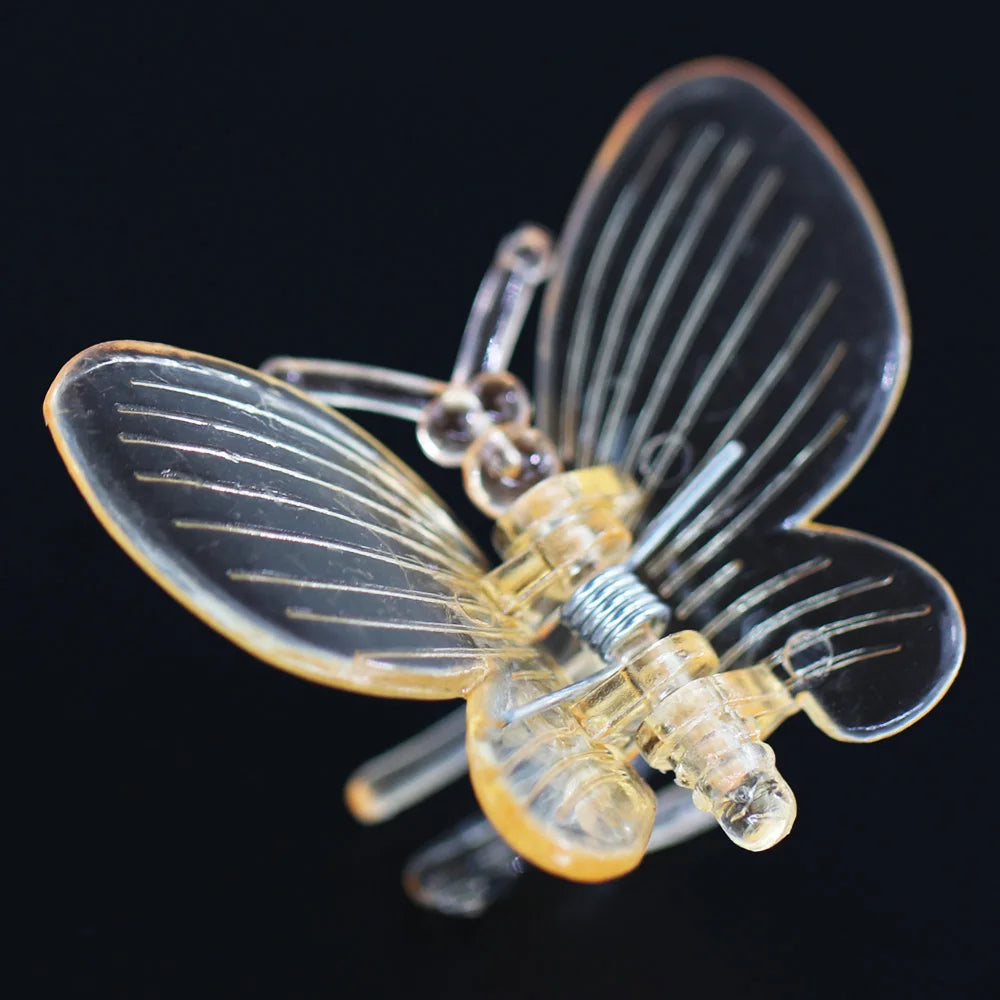 10-800PCS Orchid Clips Butterfly Clamps Garden Plants Vine Climbing Fixed Support Colorful Plastic Ornamental Bonsai Decoration