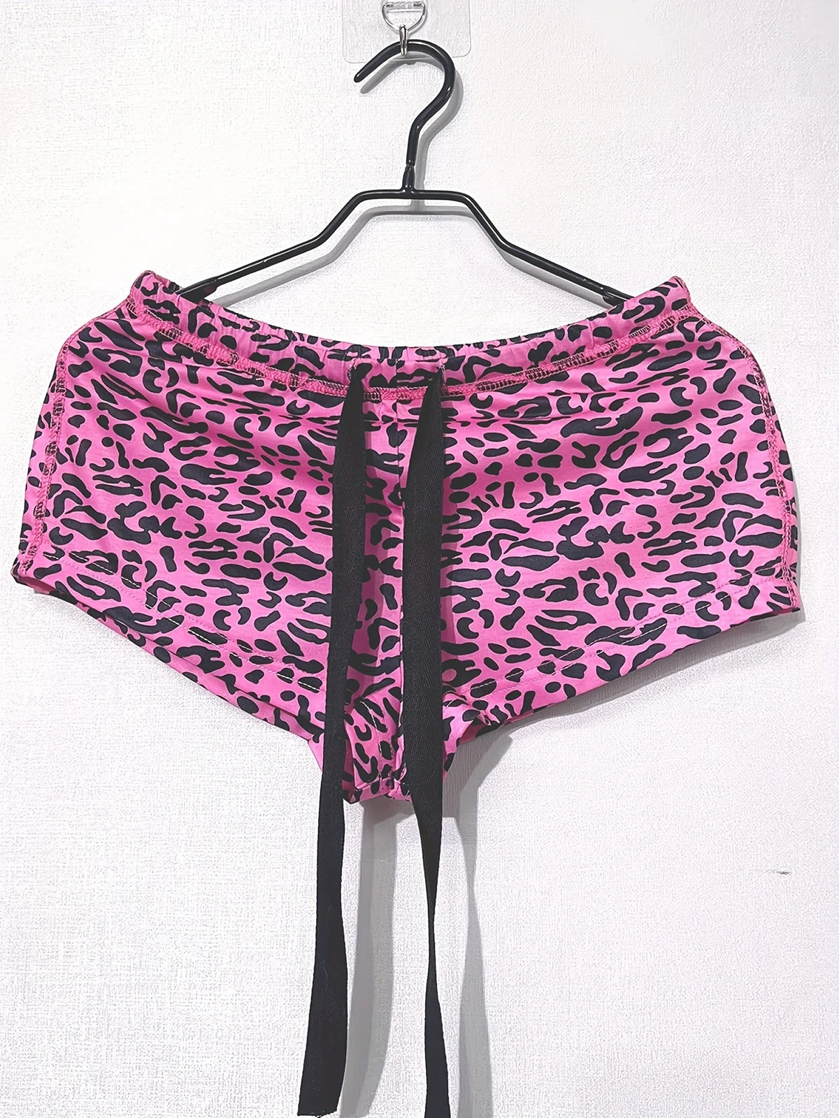 Leopard Low-Rise Shorts
