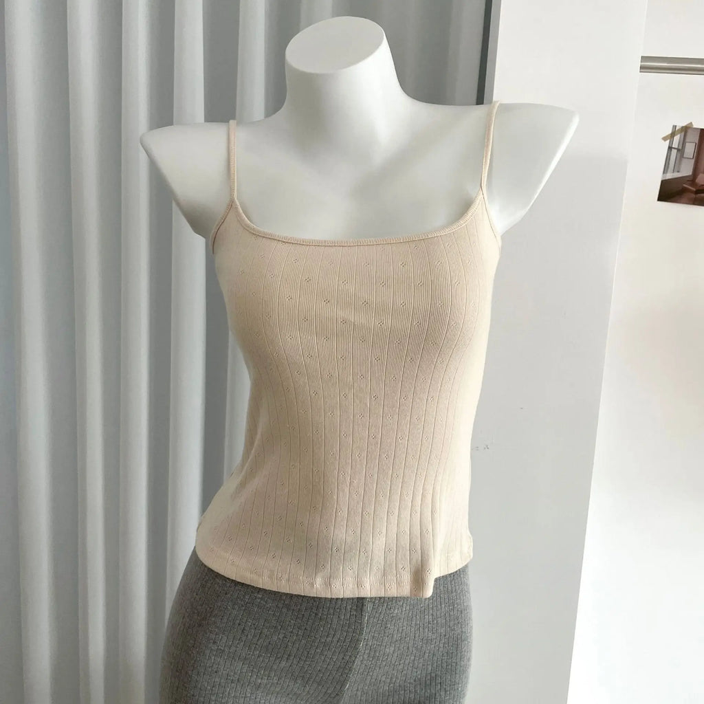 Lace Trim Tank Top