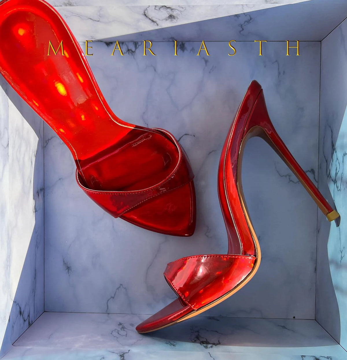 Peep Toe Mules