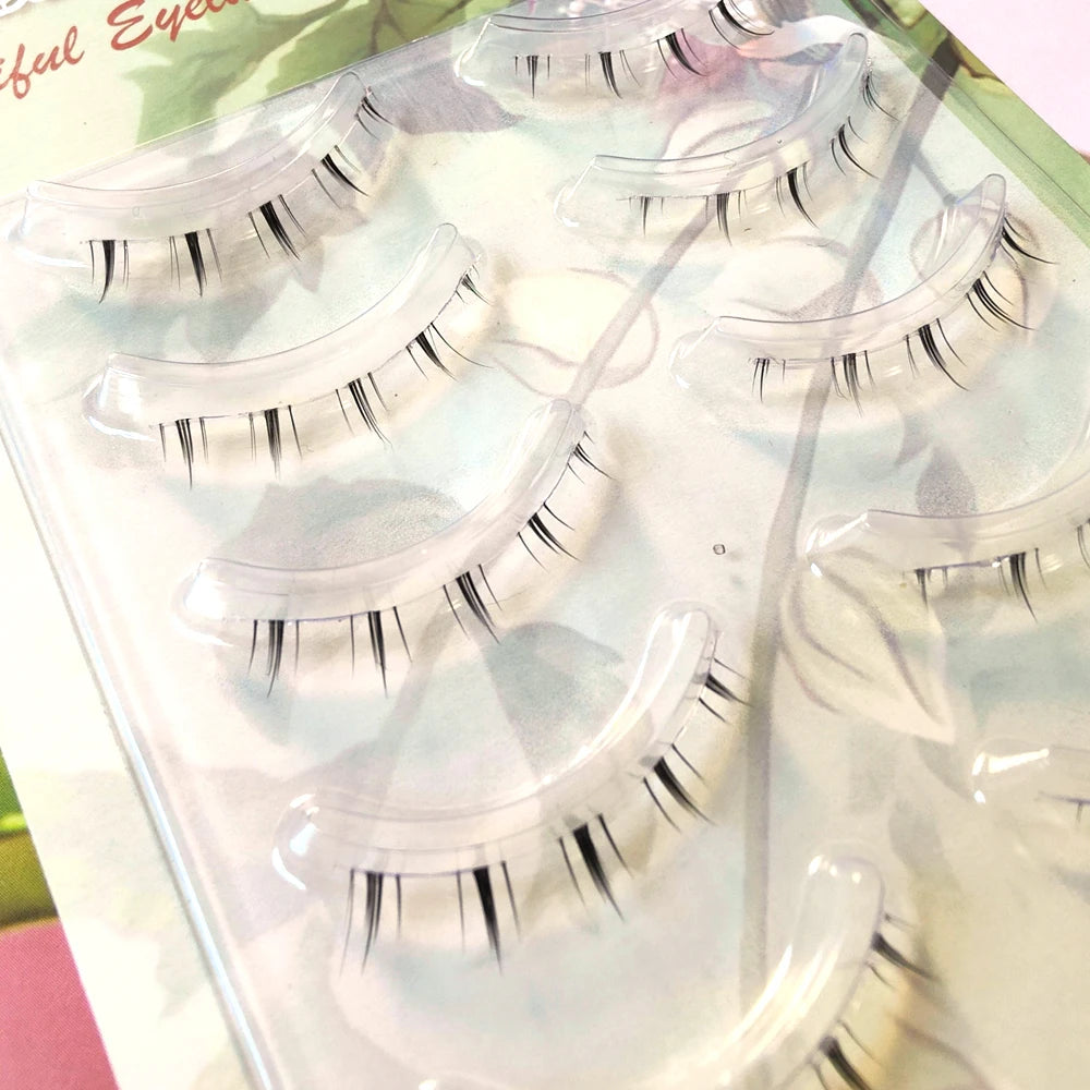 ICYCHEER Makeup Bottom Eyelashes Kit 5 Pairs