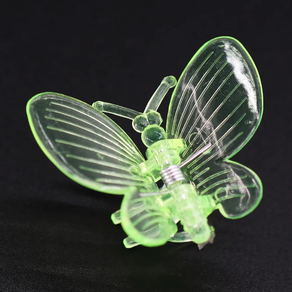10-800PCS Orchid Clips Butterfly Clamps Garden Plants Vine Climbing Fixed Support Colorful Plastic Ornamental Bonsai Decoration