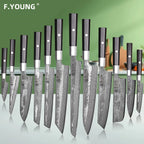 Damascus Steel Professional Kitchen Knives
