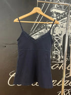 Sweet Lace Patchwork Slim Tank Top