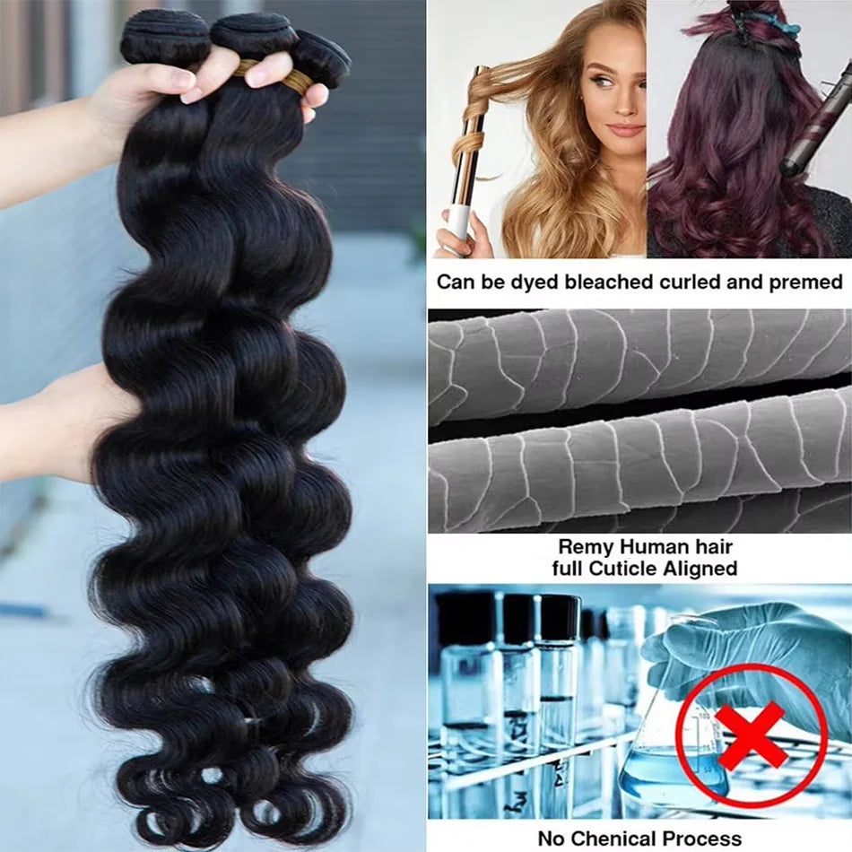 Brazilian Remy Body Wave Bundles