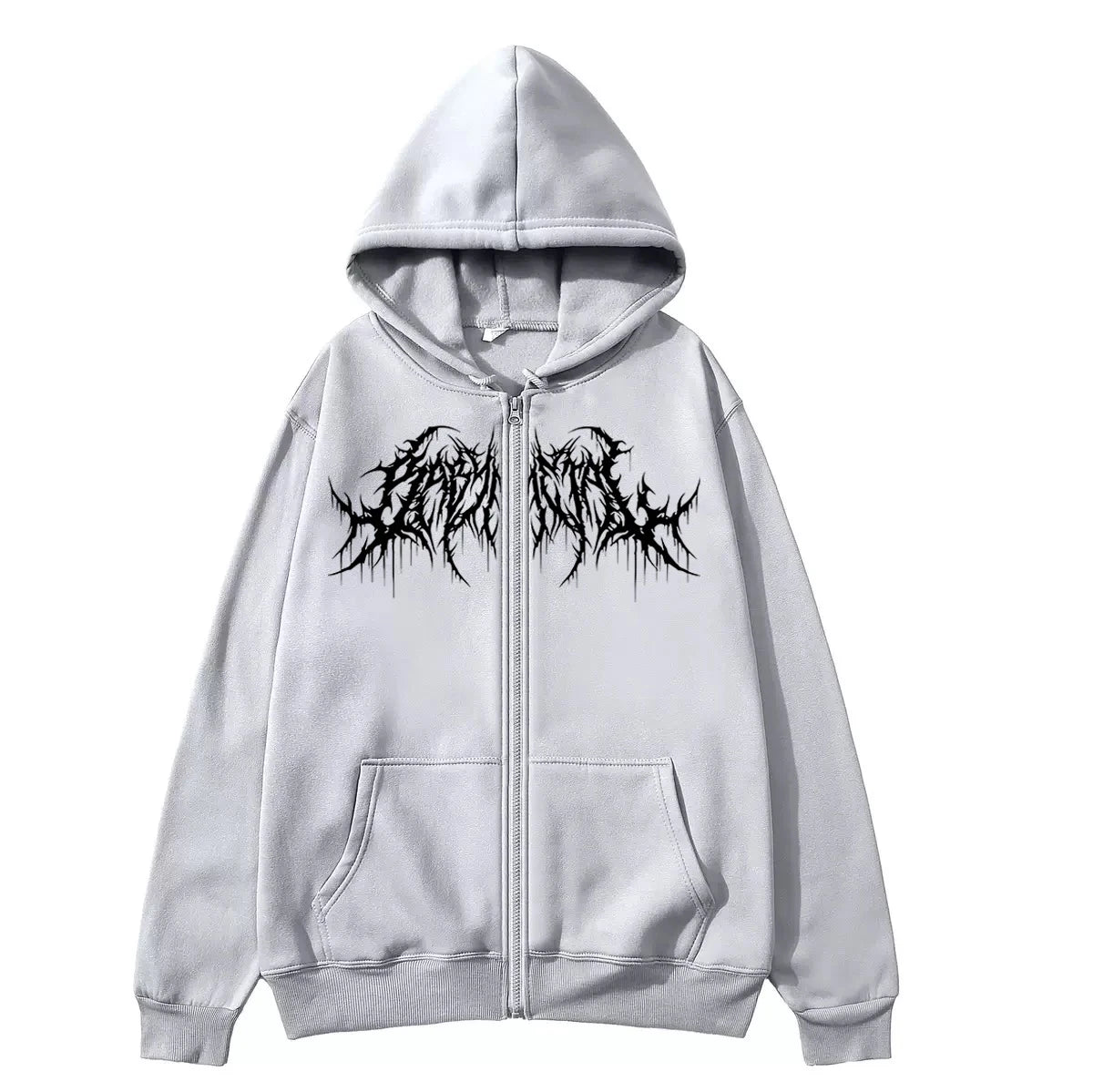 Graphic Zipper Hoodie