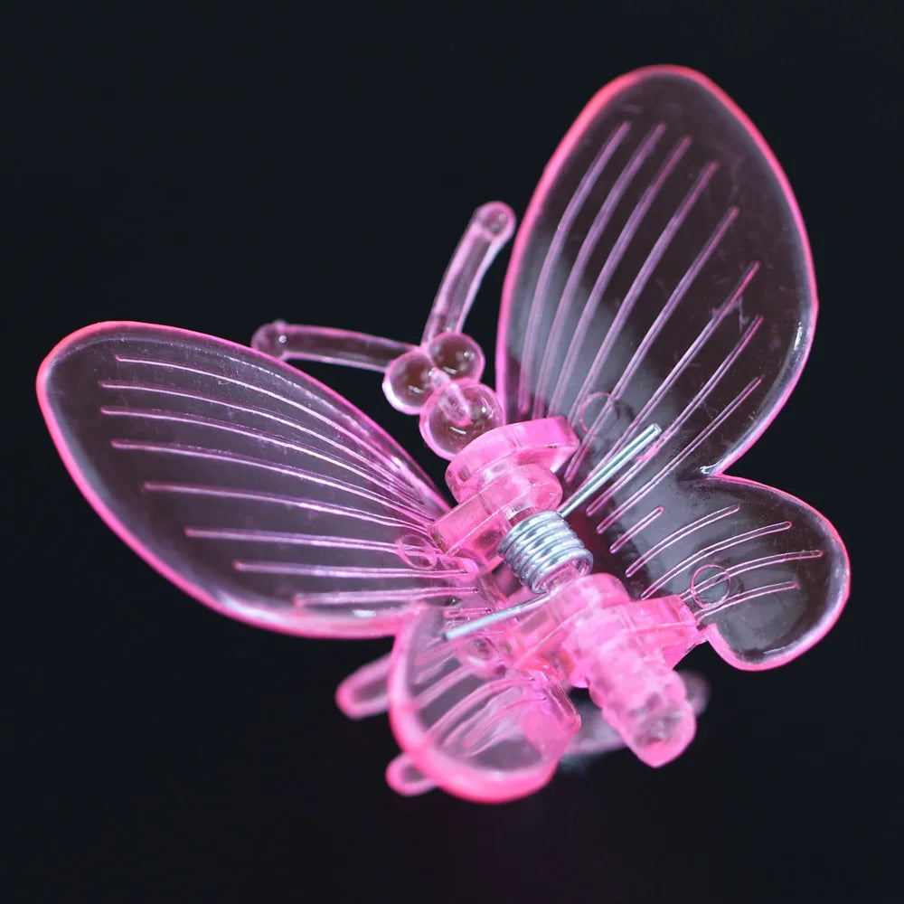 10-800PCS Orchid Clips Butterfly Clamps Garden Plants Vine Climbing Fixed Support Colorful Plastic Ornamental Bonsai Decoration