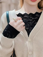 Lace Off shoulder Top