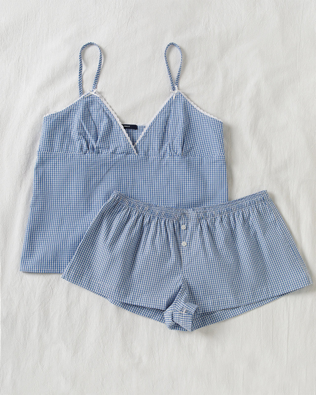 Plaid Shorts Set