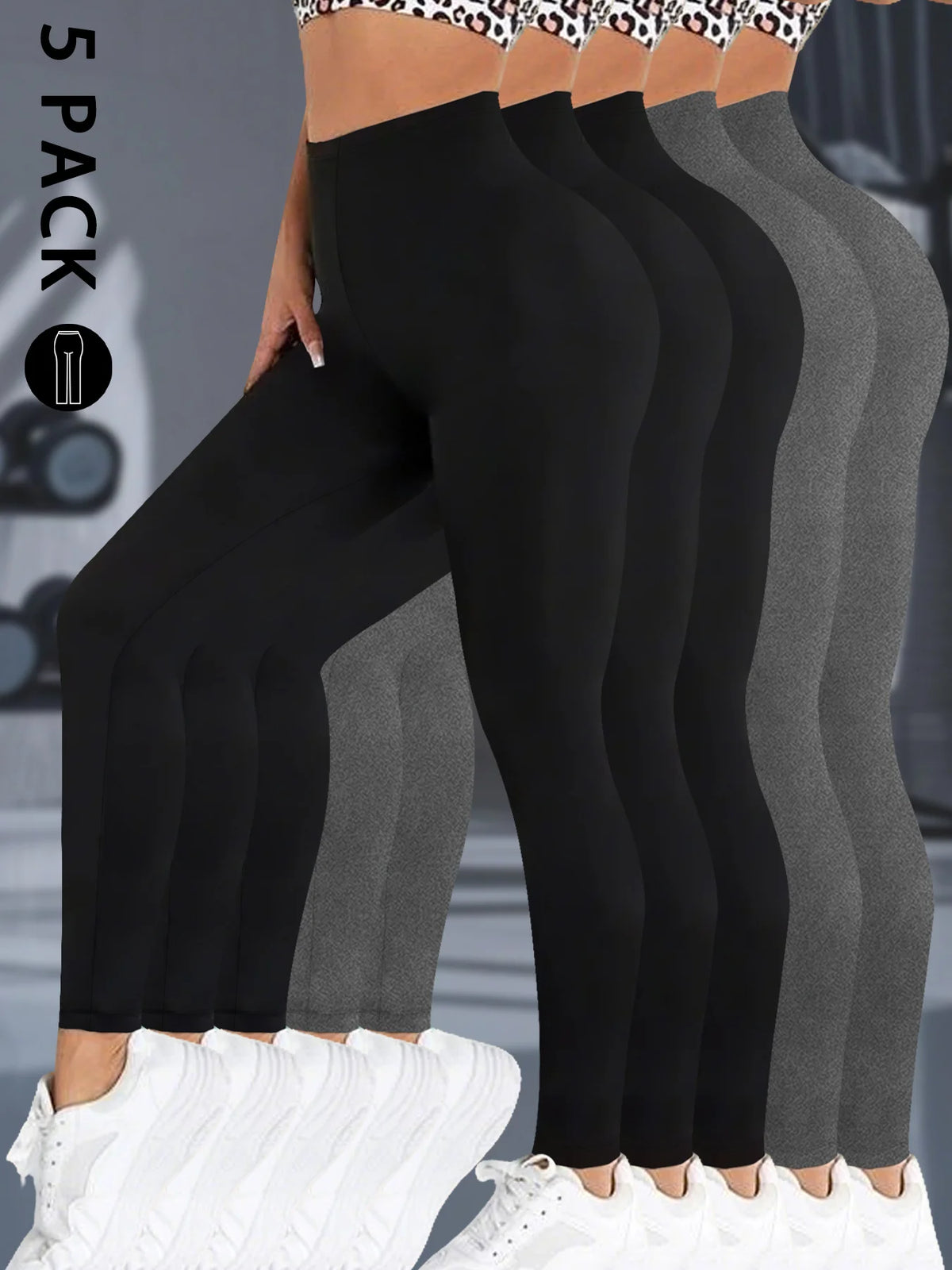 5 Pack Super Soft Leggings