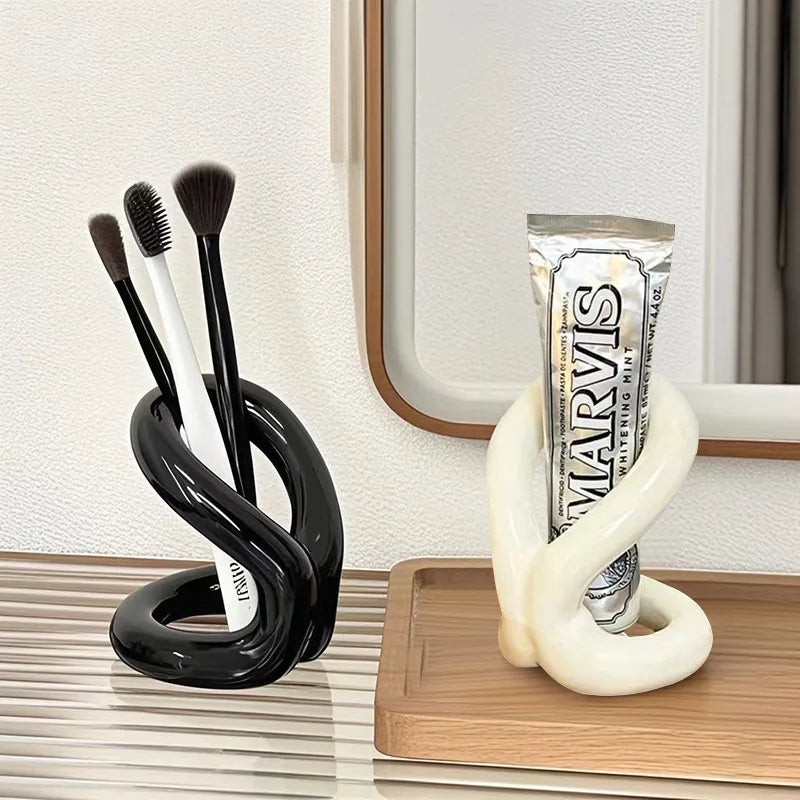 Ins modern casual rope series ceramic toothbrush holder