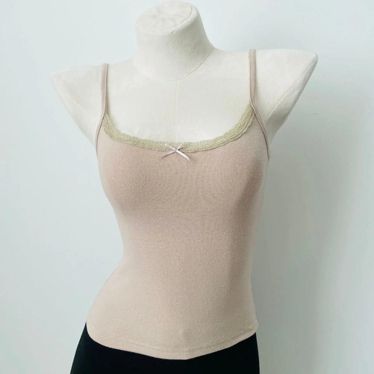 Lace Trim Tank Top