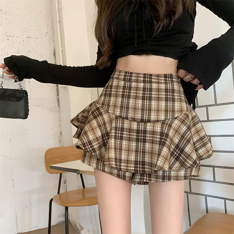 Tiered Mini Skirt