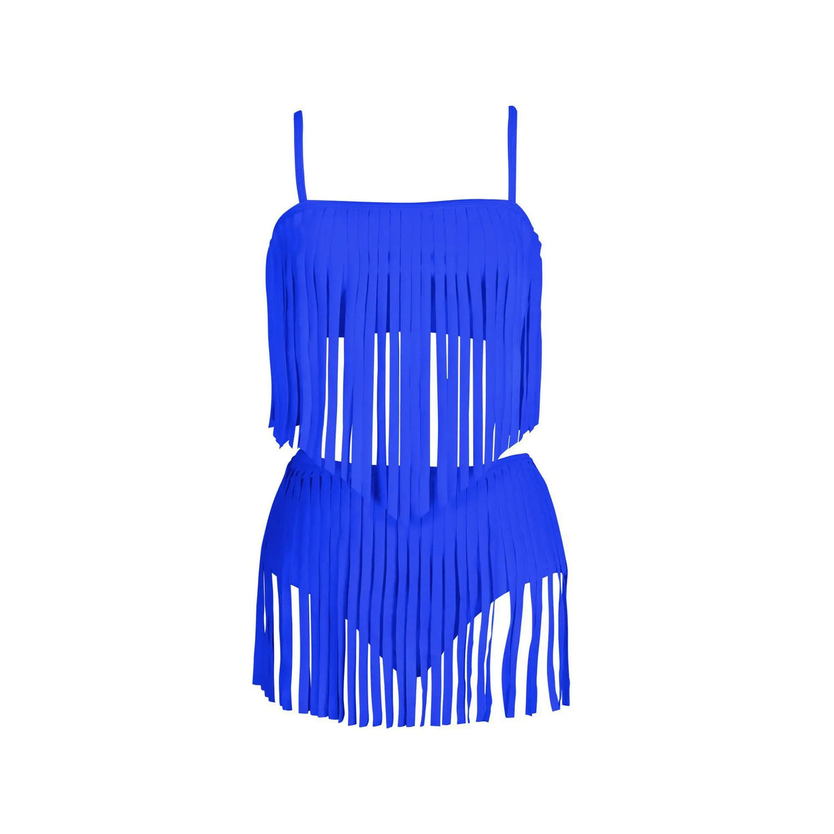 VigoBreviya 2026 Traje de baño de borlas sólidas para mujer, sexy, de cintura alta, conjunto de bikini con shorts, traje de baño de verano con tirantes y push-up