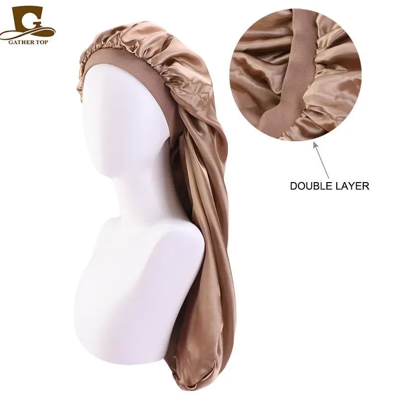 Long Satin Bonnet