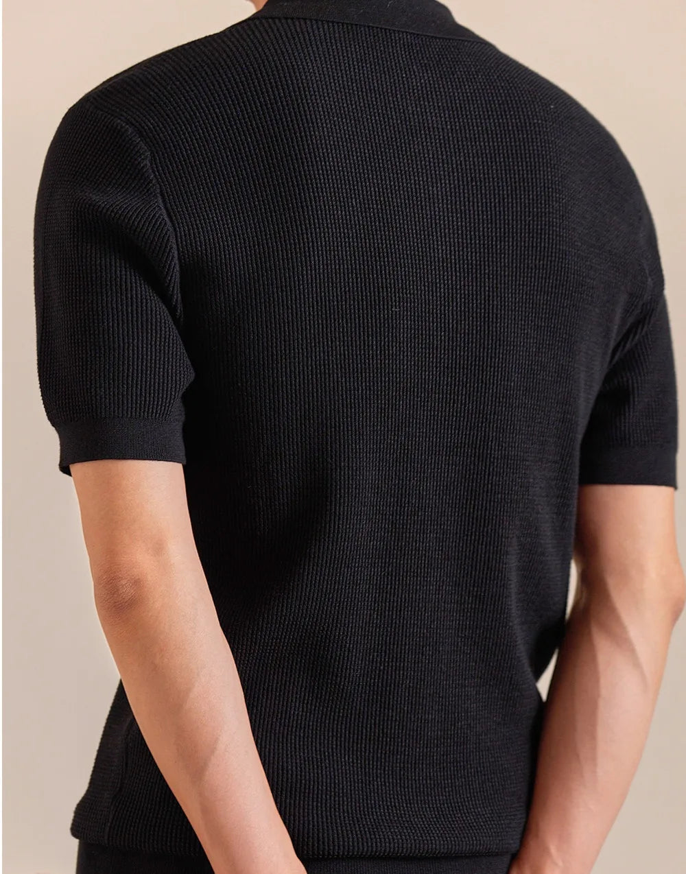 Lyocell Blend Knitted Polo