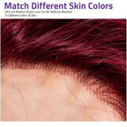 99j Burgundy Lace Frontal Human Hair Wig