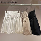 Solid A-Line Ball Gown Skirt