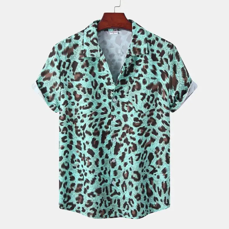 3d printed leopard print shirt