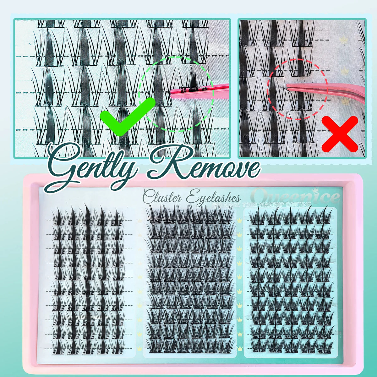 Cute Eyelashes Manga Lash Clusters Kit