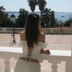 Lace Ruffle Corset Short Vest