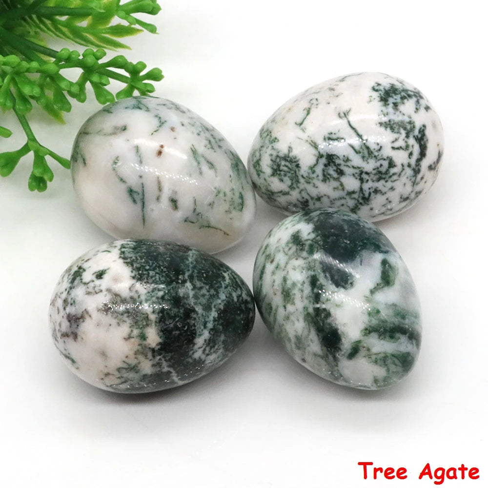 22x30mm Egg Crafts Natural Stone Healing Crystal