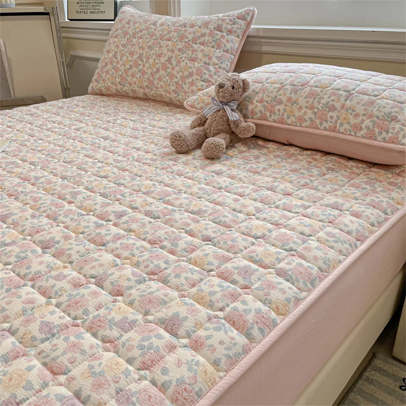 Breathable Soft Mattress Cover Fitted Sheet