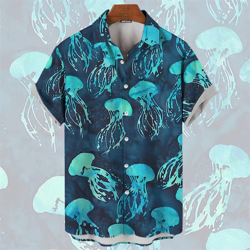 Marine Animal Print Top