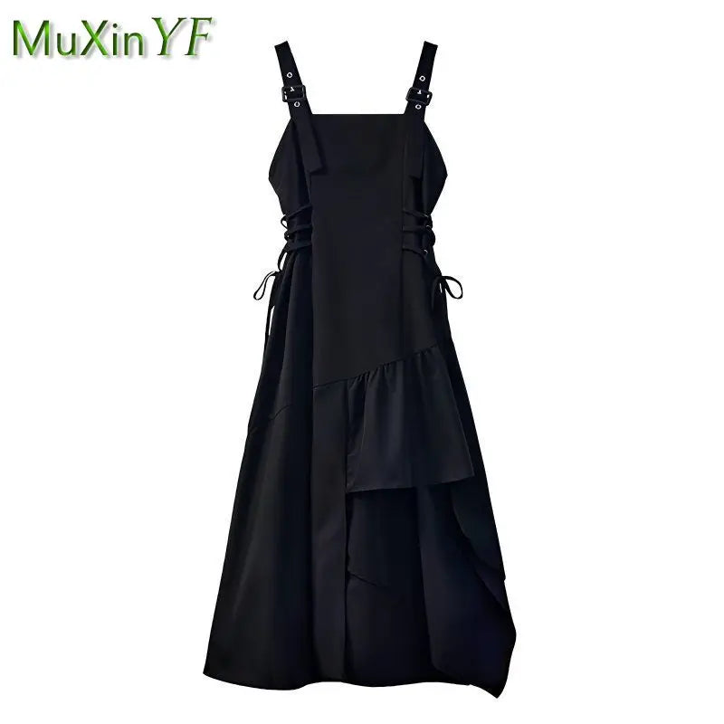 Conjunto de dos piezas de camisa a cuadros y vestido sexy irregular a juego, moda de verano/otoño, elegante cárdigan de estilo coreano con falda a rayas para mujer