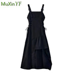 Conjunto de dos piezas de camisa a cuadros y vestido sexy irregular a juego, moda de verano/otoño, elegante cárdigan de estilo coreano con falda a rayas para mujer