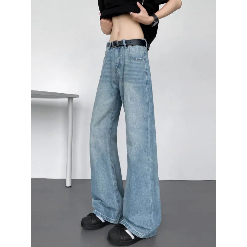 Washed Distressed Jeans